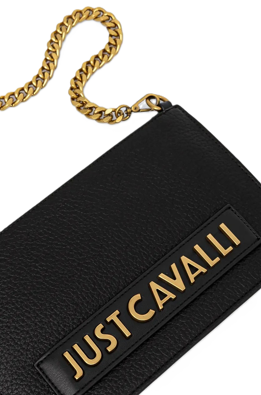 GEANTA JUST CAVALLI BLACK AURA SLIM