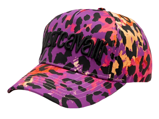 Sapca Just Cavalli leopard pink