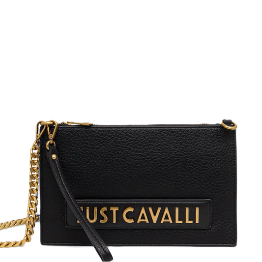 GEANTA JUST CAVALLI BLACK AURA SLIM