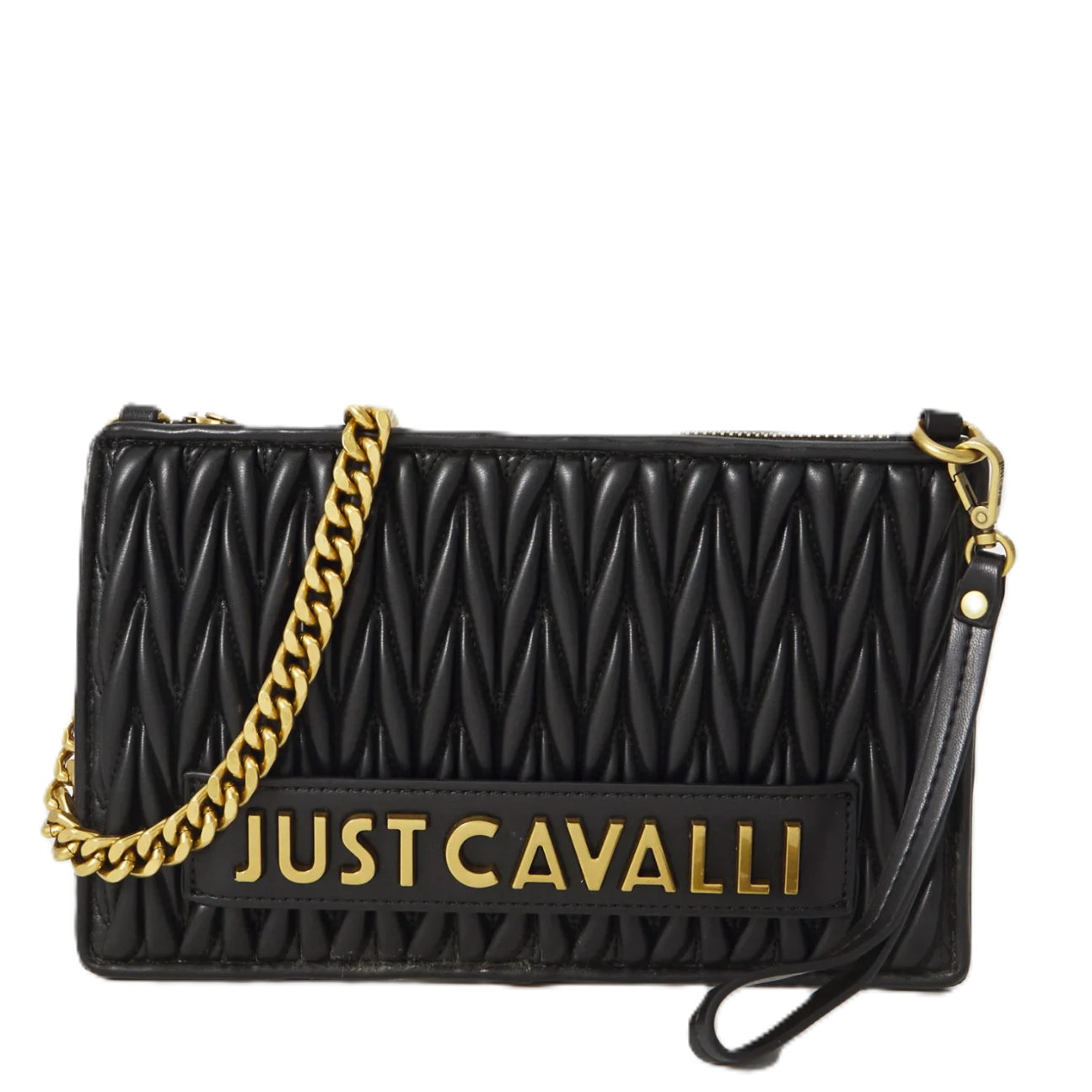 GEANTA JUST CAVALLI BLACK AURA BOLD
