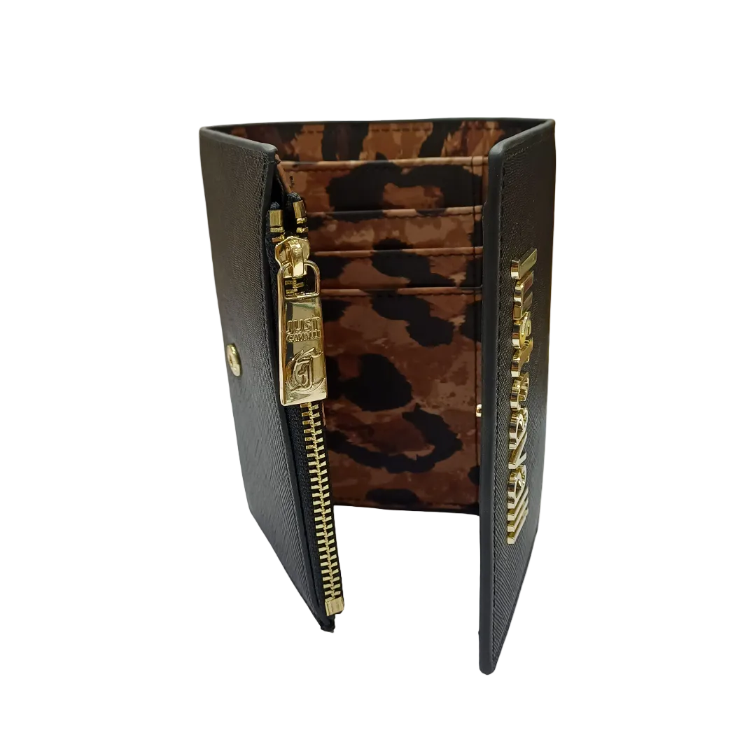 PORTOFEL JUST CAVALLI ICON BLACK