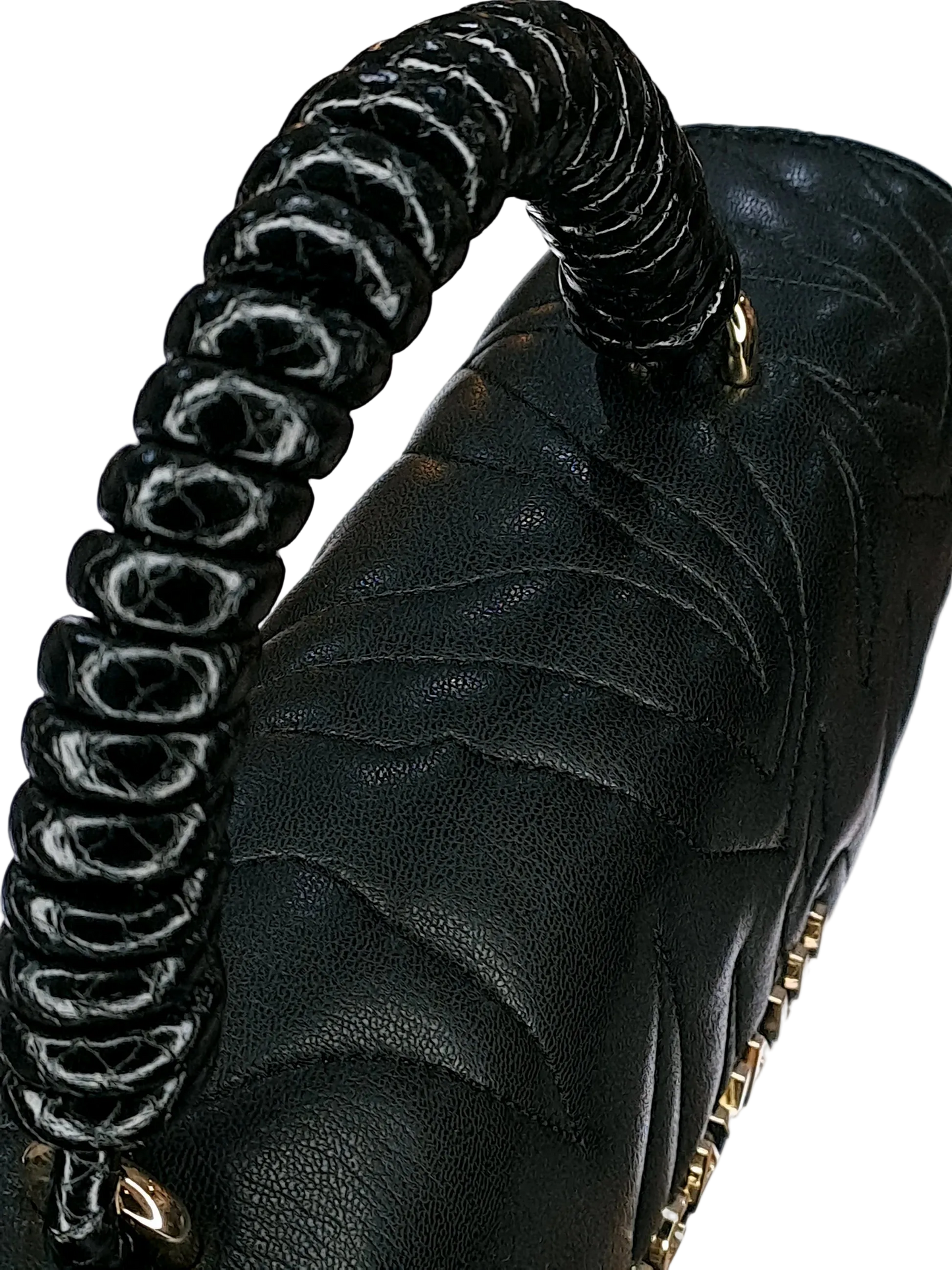 GEANTA JUST CAVALLI BLACK ZEBRA MUSE