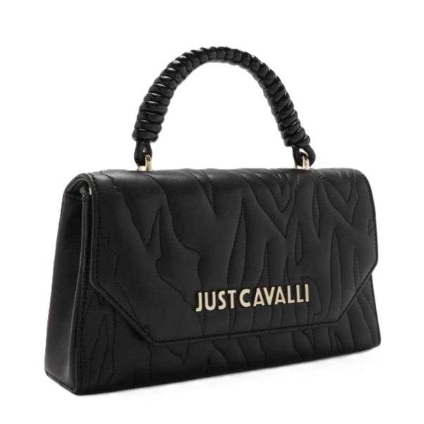 GEANTA JUST CAVALLI BLACK ZEBRA MUSE