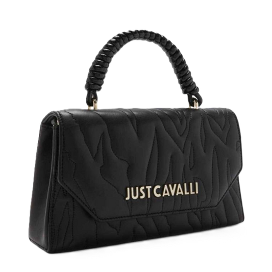 GEANTA JUST CAVALLI BLACK ZEBRA MUSE