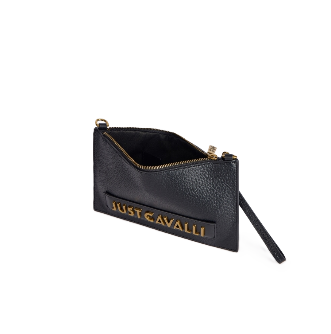 GEANTA JUST CAVALLI BLACK AURA SLIM