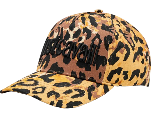 Sapca Just Cavalli leopard orange
